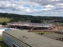 From our Art department we have a great view of the work going on to create the roof structure of our new school.