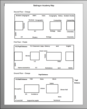 Baldragon Academy Map